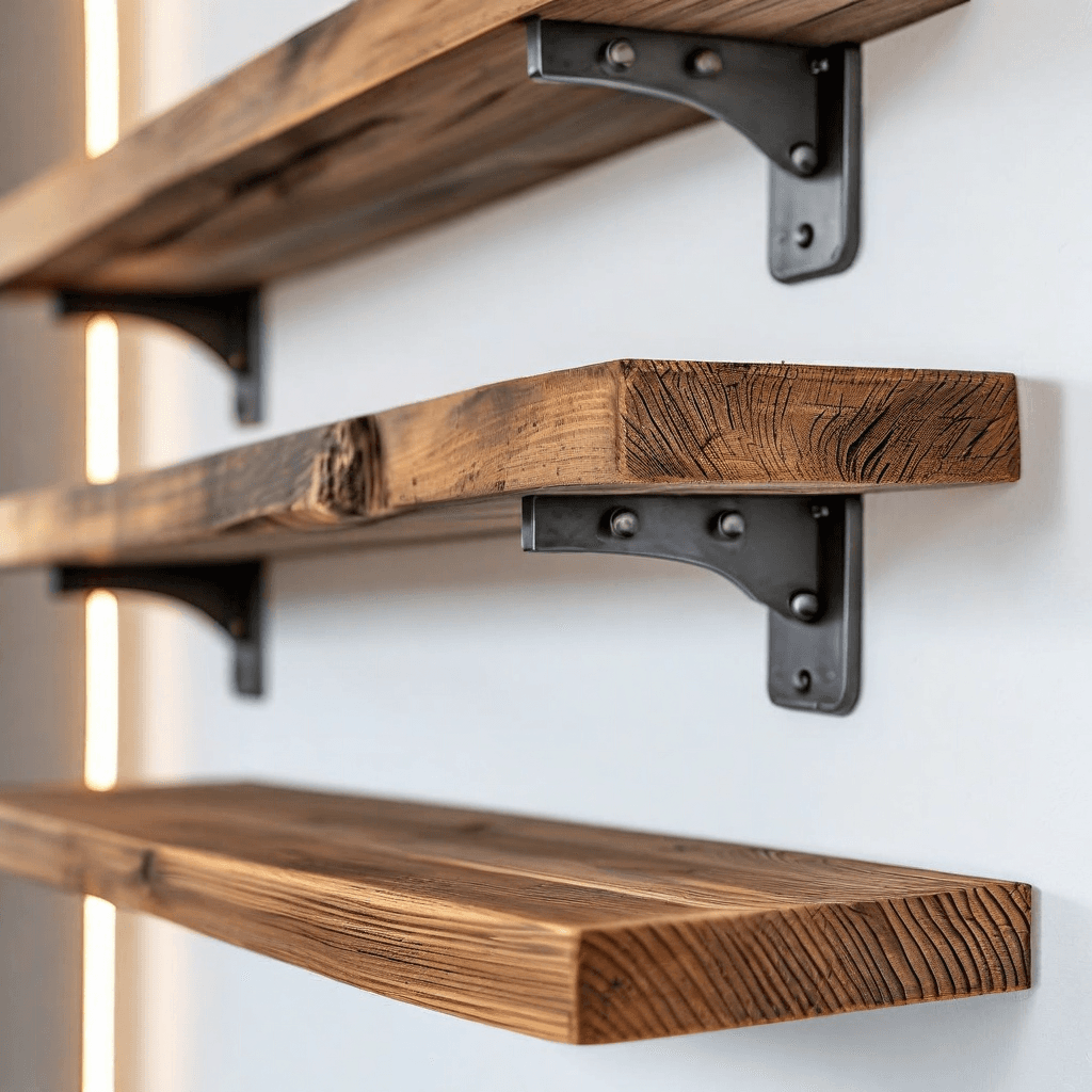 Compact Floating Shelves